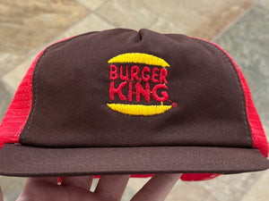 Vintage Burger King Crew Staff Snapback Hat ***
