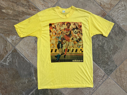 Vintage Bayern Munich Franz Beckenbauer Adidas Soccer TShirt, Size Large