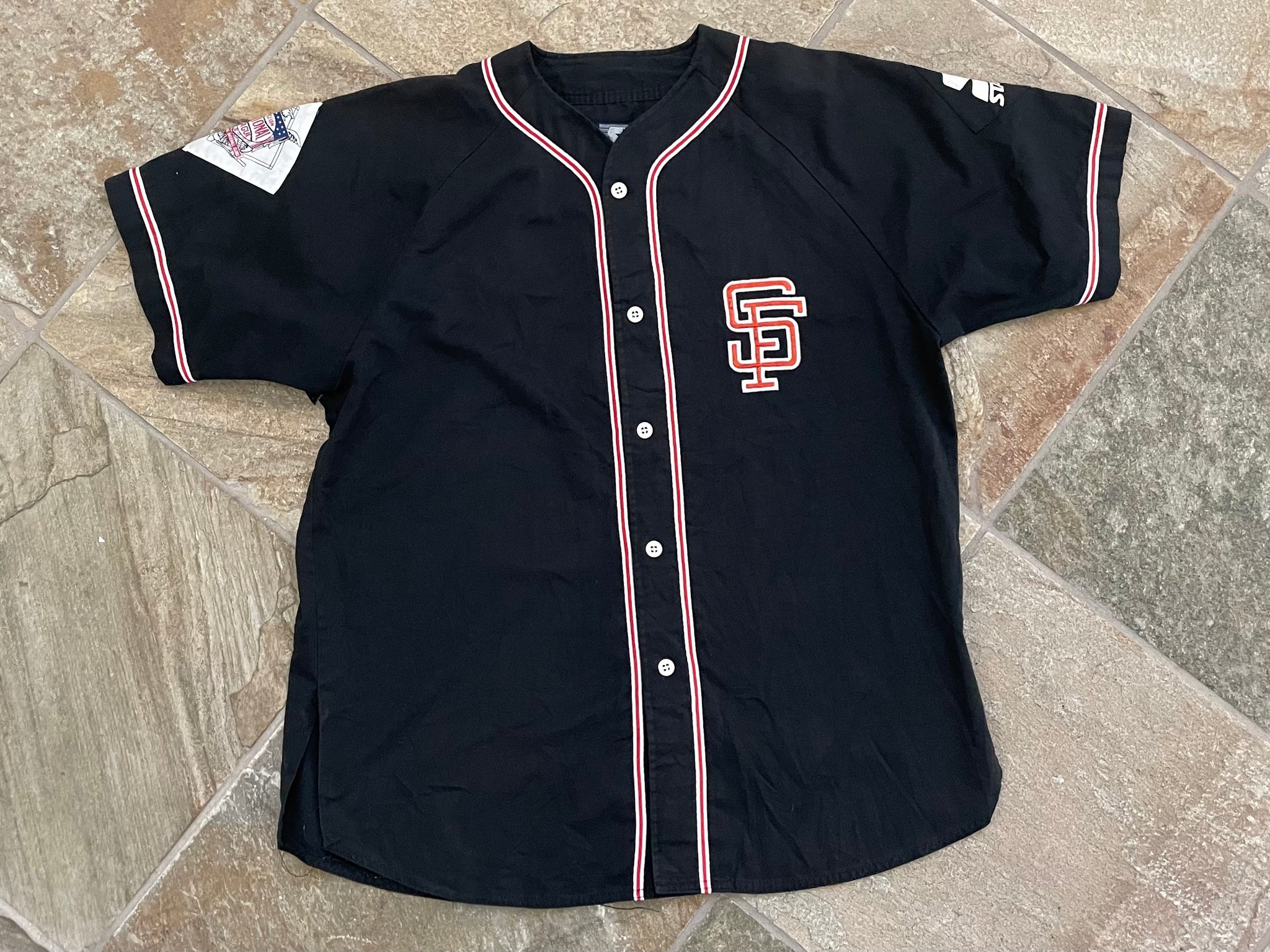 VTG San Francisco Giants Starter Baseball Jersey Size XL Dark Gray