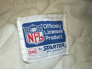 Vintage Los Angeles Raiders Starter Satin Football Jacket, Size XXL