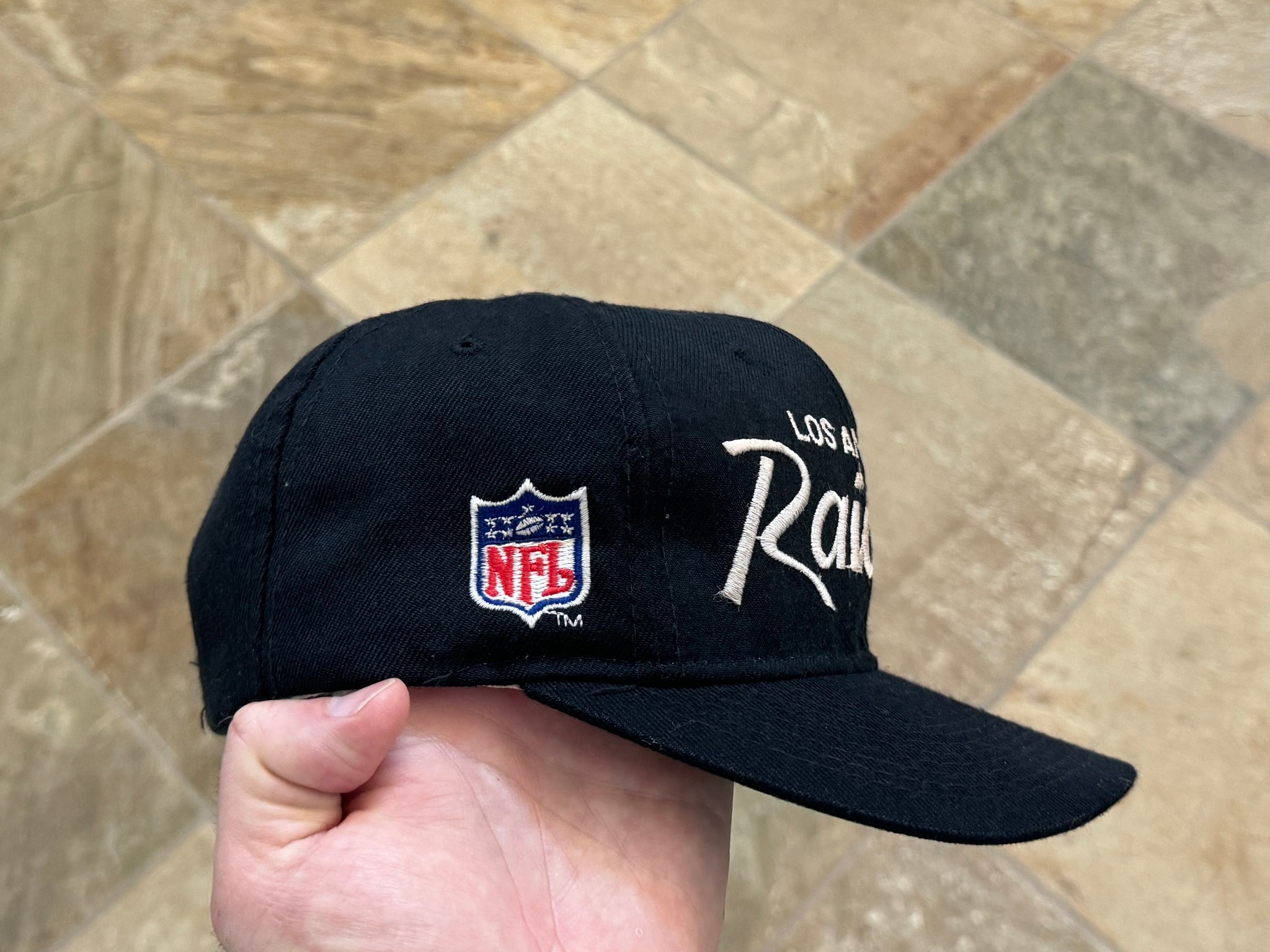 Annco Hat Los Angeles Raiders Oakland vintage Snapback Cap des années 90 NFL Football Plaid tartan modèle professionnel Otto Deadstock NWT - France Annco Hat Los Angeles Raiders Oakland vintage Snapback Cap des années 90 NFL Football Plaid tartan modèle professionnel Otto Deadstock NWT - France