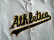Load image into Gallery viewer, Vintage Oakland Athletics Majestic Baseball Jersey, Size Youth Medium, 10-12