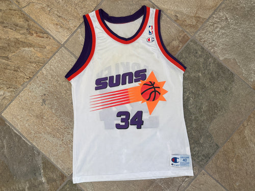 Vintage Phoenix Suns Charles Barkley Champion Basketball Jersey, Size 40, Medium