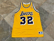 Load image into Gallery viewer, Vintage Los Angeles Lakers Magic Johnson Champion Basketball Jersey, Size 48, XL