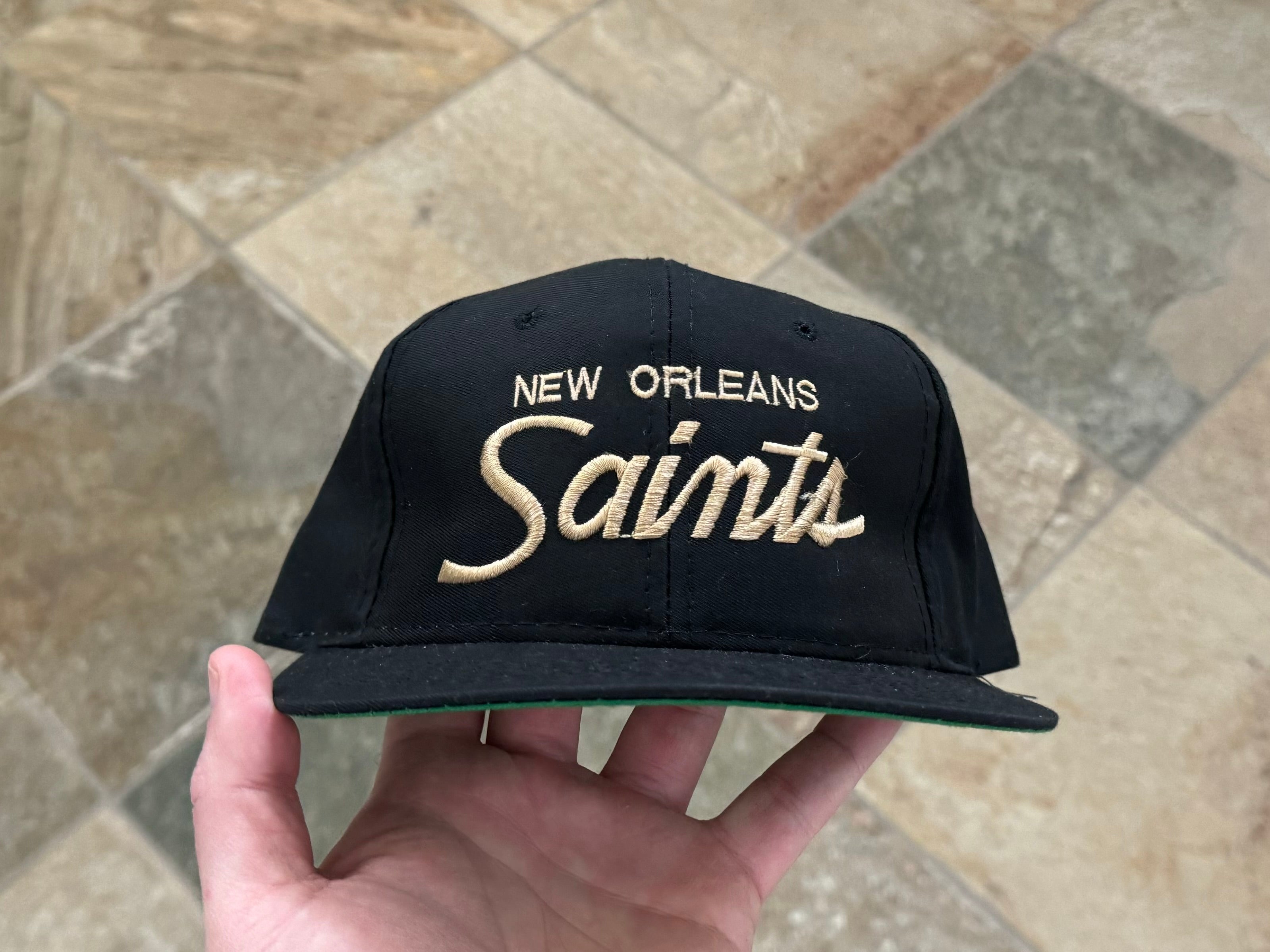 Vintage New Orleans Saints Sports Specialties Script Snapback