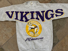 Load image into Gallery viewer, Vintage Minnesota Vikings Cliff Engle Football Sweatshirt, Size Youth S/M, 10-12