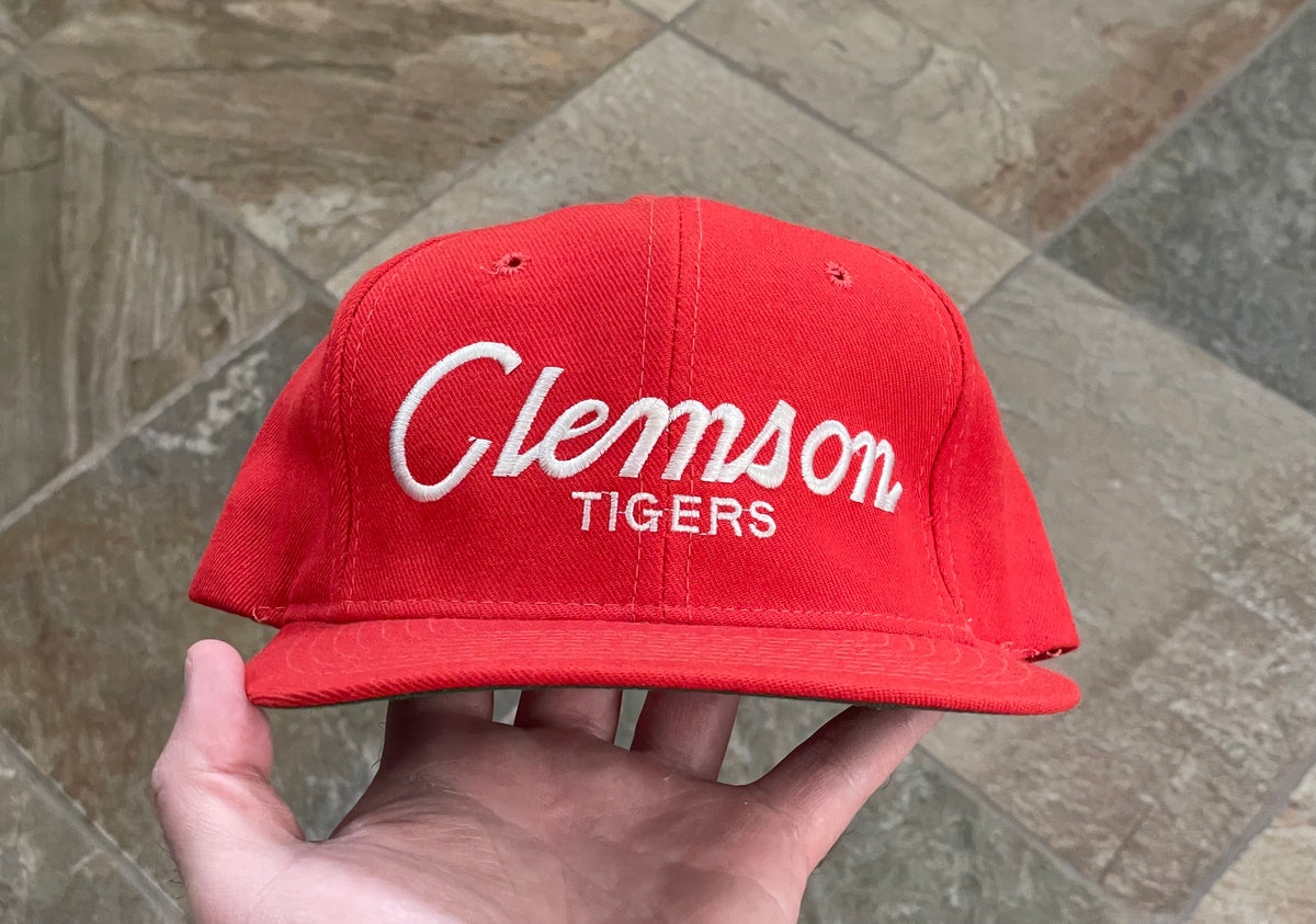 Vintage Clemson Tigers Sports Specialties Script Snapback College Hat ...