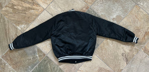 Vintage Los Angeles Raiders Chalk Line Satin Football Jacket, Size Medium