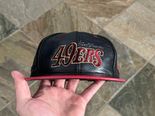 Load image into Gallery viewer, Vintage San Francisco 49ers Leather Snapback Football Hat