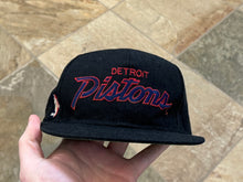 Load image into Gallery viewer, Vintage Detroit Pistons Sports Specialties Script Snapback Basketball Hat