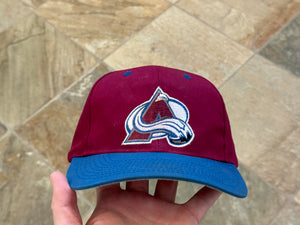 Vintage Colorado Avalanche Logo 7 Snapback Hockey Hat