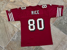Load image into Gallery viewer, Vintage San Francisco 49ers Jerry Rice Starter Football Jersey, Size Youth Large, 14-16