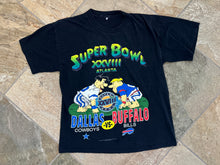 Load image into Gallery viewer, Vintage Buffalo Bills Super Bowl XXVIII Flintstones Football TShirt, Size Large