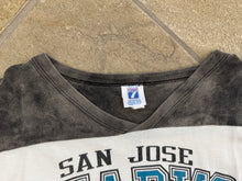 Load image into Gallery viewer, Vintage San Jose Sharks Logo 7 Hockey TShirt, Size Large