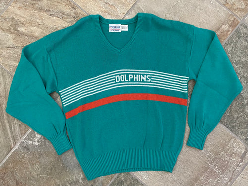 Vintage Miami Dolphins Cliff Engle Sweater Football Sweatshirt, Size XL