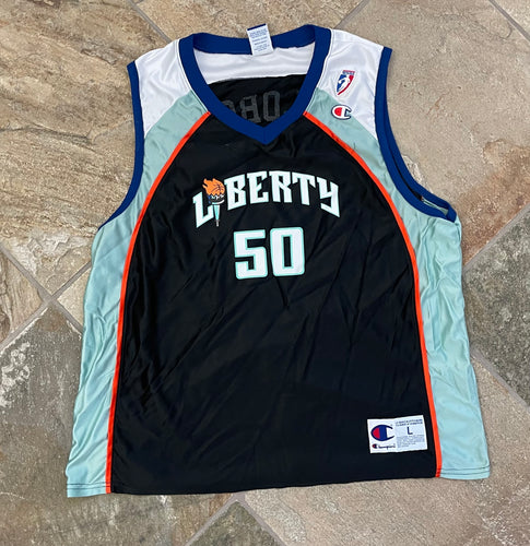 Vintage New York Liberty Rebecca Lobo Champion Basketball Jersey, Size Large