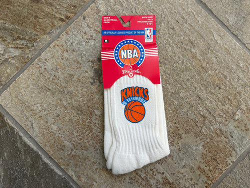 Vintage New York Knicks Spalding NBA Basketball Socks, Size Large ###