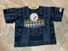 Load image into Gallery viewer, Vintage Pittsburgh Steelers Gallop Front Pages Football TShirt, Size XL