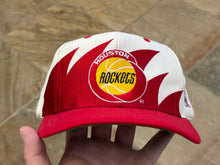 Load image into Gallery viewer, Vintage Houston Rockets Logo Athletic Sharktooth Snapback Basketball Hat