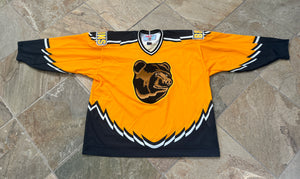 Vintage Boston Bruins Pooh Bear CCM Hockey Jersey, Size XXL