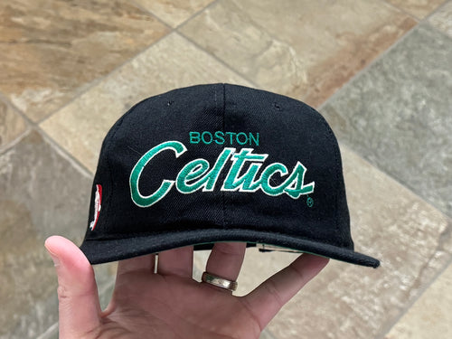 Vintage Boston Celtics Sports Specialties Script Snapback Basketball Hat