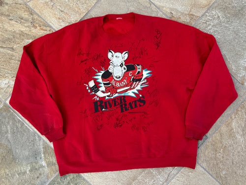 Vintage Albany River Rats Hockey Sweatshirt, Size XL