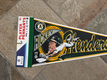 Load image into Gallery viewer, Vintage Oakland Athletics Rickey Henderson Salem Baseball Pennant