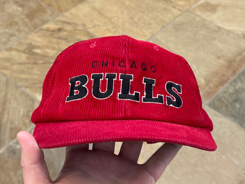 Vintage Chicago Bulls Starter Arch Corduroy Snapback Basketball Hat