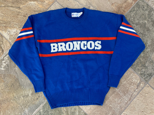 Vintage Denver Broncos Cliff Engle Sweater Football Sweatshirt, Size Medium