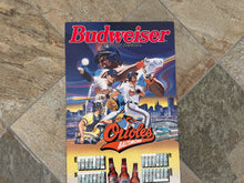 Load image into Gallery viewer, Vintage 1993 Baltimore Orioles Budweiser Schedule Baseball Poster