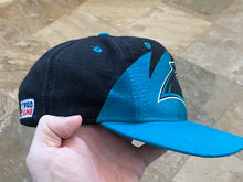 Load image into Gallery viewer, Vintage Carolina Panthers Logo Athletic Sharktooth Snapback Football Hat