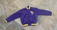 Load image into Gallery viewer, Vintage Minnesota Vikings Starter Satin Football Jacket, Size Large