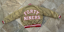 Load image into Gallery viewer, Vintage San Francisco 49ers Chalk Line Satin Football Jacket, Size Large