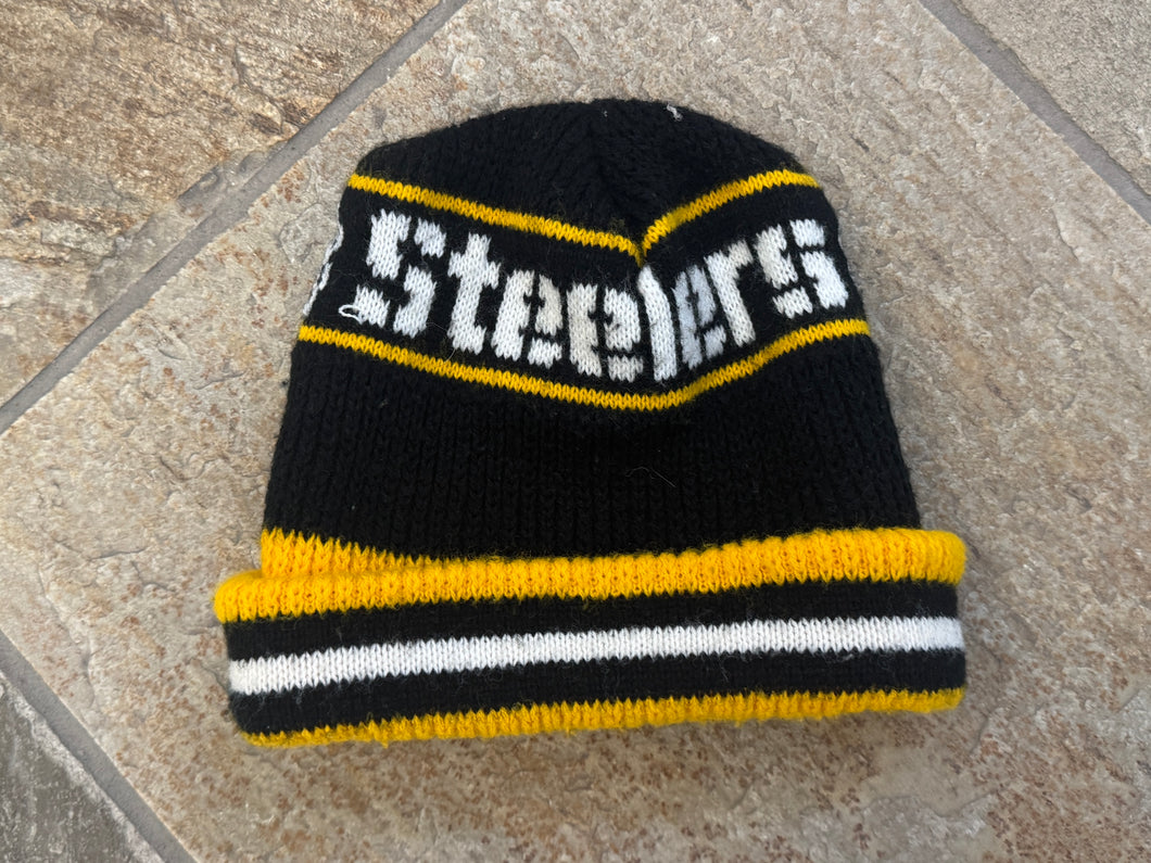 Vintage Pittsburgh Steelers Knit Ski Beanie Winter Cap Football Hat