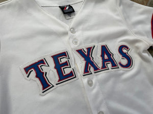 Majestic Authentic レンジャーズ Kinsler ユニホーム Vintage Texas Rangers Ian Kinsler Majestic Women's Baseball Jersey
