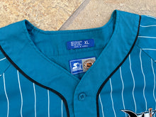 Load image into Gallery viewer, Vintage San Jose Sharks Starter Pinstripe Hockey Jersey, Size XL