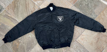 Load image into Gallery viewer, Vintage Los Angeles Raiders Starter Satin Football Jacket, Size XL