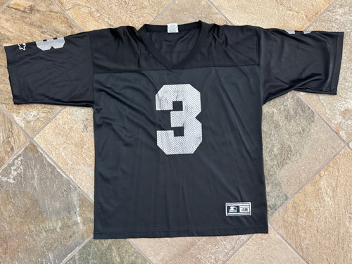 Vintage Oakland Raiders Jeff George Starter Football Jersey, Size 48, Large / XL