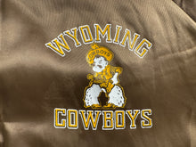 Load image into Gallery viewer, Vintage Wyoming Cowboys Chalkline Satin College Jacket, Size Large