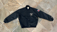 Load image into Gallery viewer, Vintage Los Angeles Raiders Starter Satin Football Jacket, Size Large
