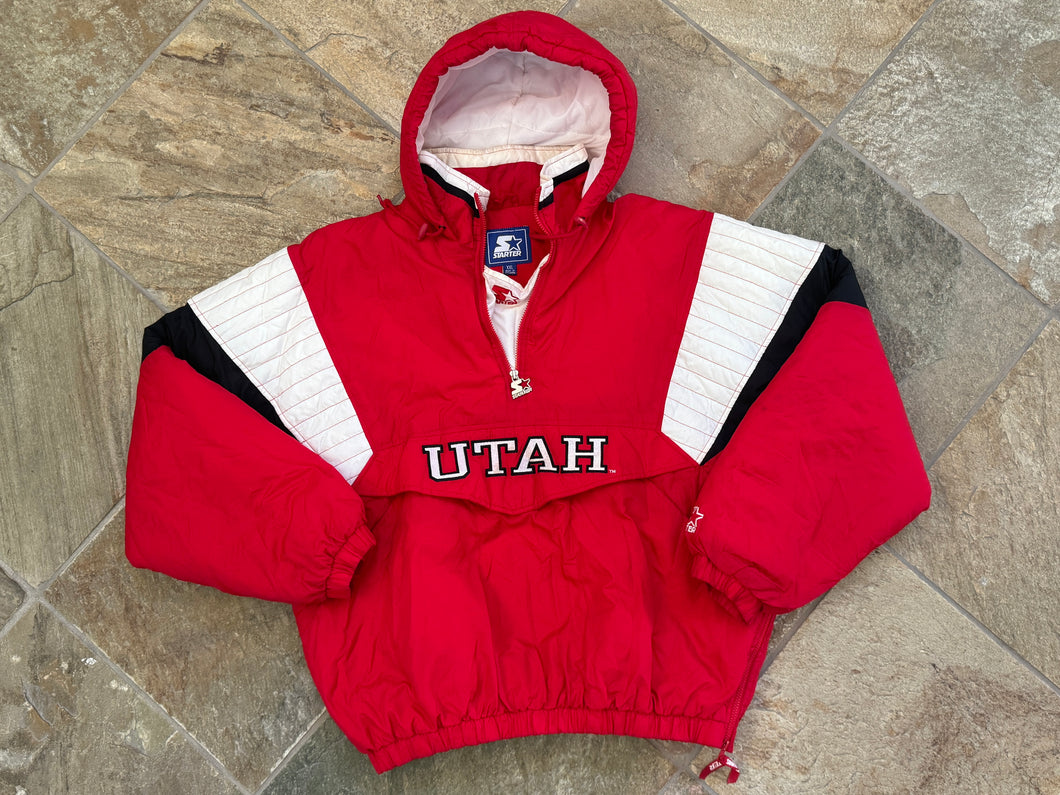 Vintage Utah Utes Starter Parka College Jacket, Size XL