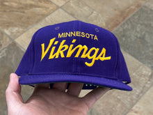 Load image into Gallery viewer, Vintage Minnesota Vikings Sports Specialties Script Snapback Football Hat