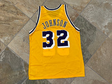 Load image into Gallery viewer, Vintage Los Angeles Lakers Magic Johnson Champion Basketball Jersey, Size 48, XL