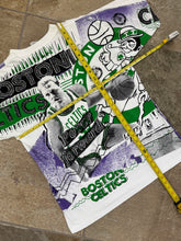 Load image into Gallery viewer, Vintage Boston Celtic Larry Bird Magic Johnson T’s AOP Basketball TShirt, Size Large