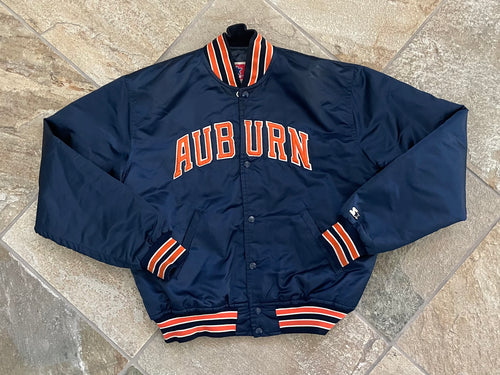 Vintage Auburn Tigers Starter Satin College Jacket, Size Large