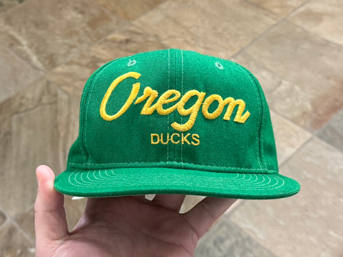 Vintage Oregon Ducks Sports Specialties Script Snapback College Hat