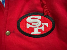 Load image into Gallery viewer, Vintage San Francisco 49ers Chalkline Football Jacket, Size Medium