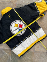 Load image into Gallery viewer, Vintage Pittsburgh Steelers Pro Player Parka Football Jacket, Size Medium