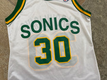 Load image into Gallery viewer, Vintage Seattle SuperSonics Sarunas Marciulionis Champion Basketball Jersey, Size 40, Medium