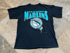 Vintage Florida Marlins Nutmeg Baseball TShirt, Size Large